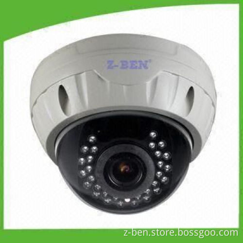 Vandal-proof Dome Camera with 1/3-inch Sony Dual-speed Scanning CCD and 700TVL Resolution